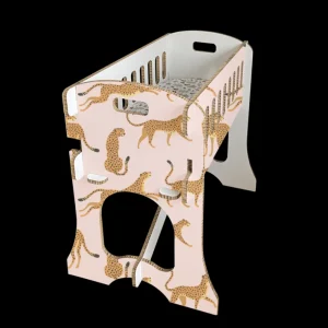 Hot KarTent Babybett - Papercrib Leopard Pink