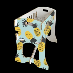 Hot KarTent Babybett - Papierkorb Ananas