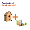Hot KarTent Bastelset Vogelhauschen 5X