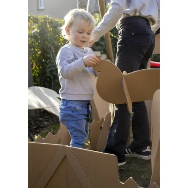 Store KarTent Bauernhof Aus Karton Mit Bauernhoftieren