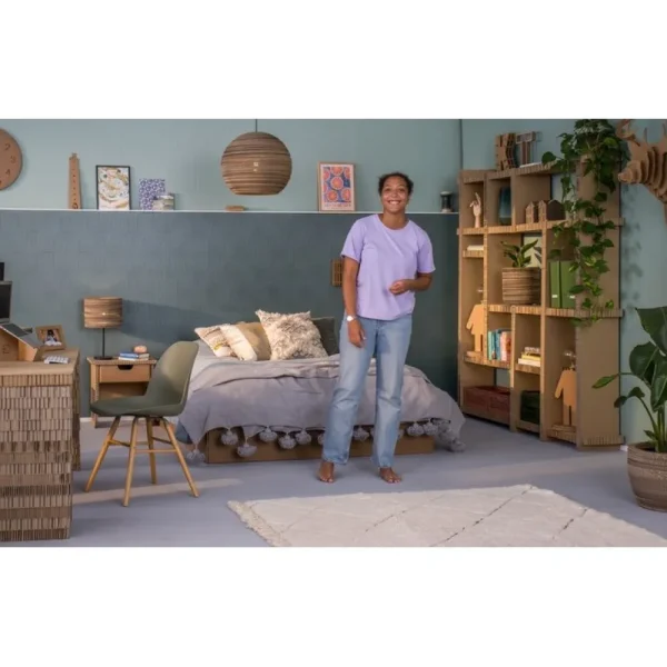 Shop KarTent Bettgestell Aus Karton Mit Seitenwanden