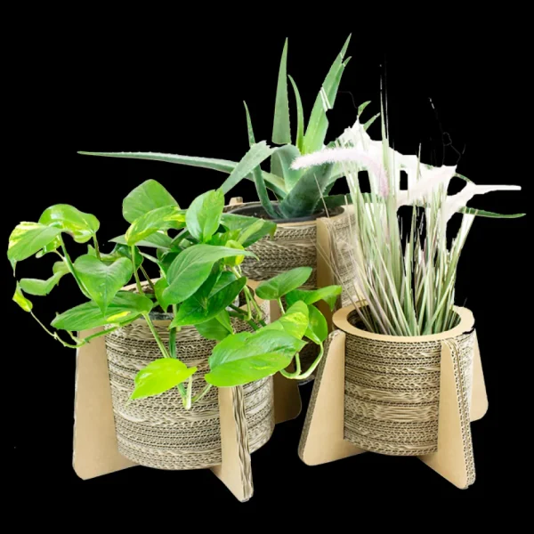 Fashion KarTent Blumen- Und Pflanzentopf Aus Pappe Mit Fusen - Madelief