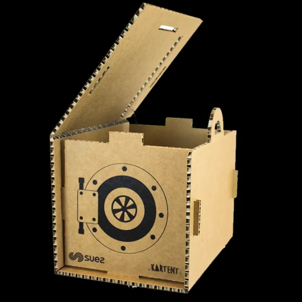 Flash Sale KarTent Dokumententresor Aus Karton Fur Die Arbeit Von Zu Hause Aus