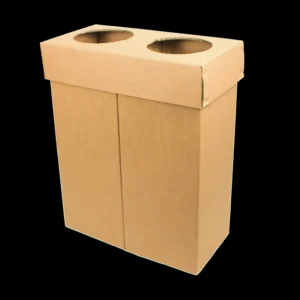 Cheap KarTent Doppelmulltonne Aus Pappe