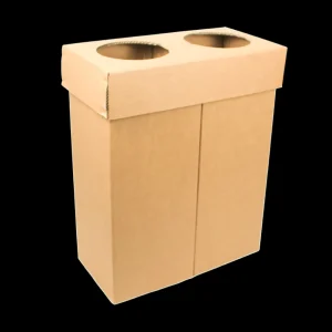 Cheap KarTent Doppelmulltonne Aus Pappe