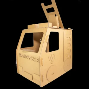 Discount KarTent Feuerwehrauto Aus Pappe