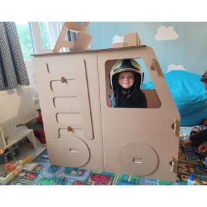 Discount KarTent Feuerwehrauto Aus Pappe