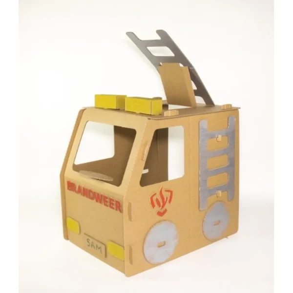 Discount KarTent Feuerwehrauto Aus Pappe