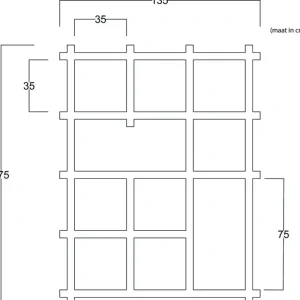Shop KarTent Florida - Wabenschrank Mit Offenen Fachern