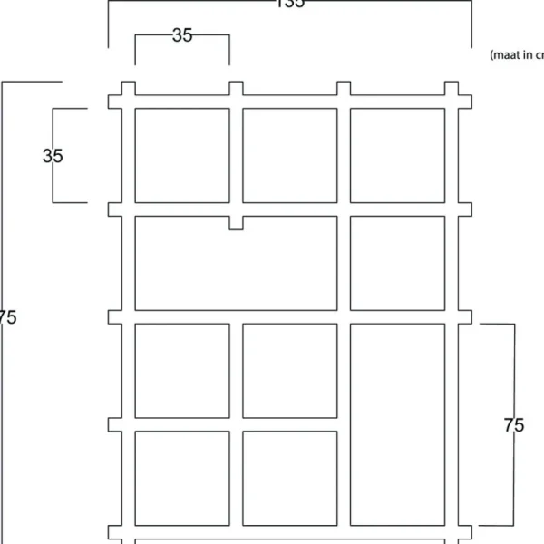 Shop KarTent Florida - Wabenschrank Mit Offenen Fachern
