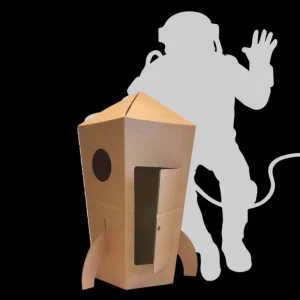 Outlet KarTent Grose Weltraumrakete Aus Pappe