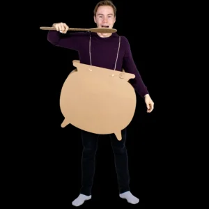 Cheap KarTent Hexenkessel-Kostum Aus Pappe