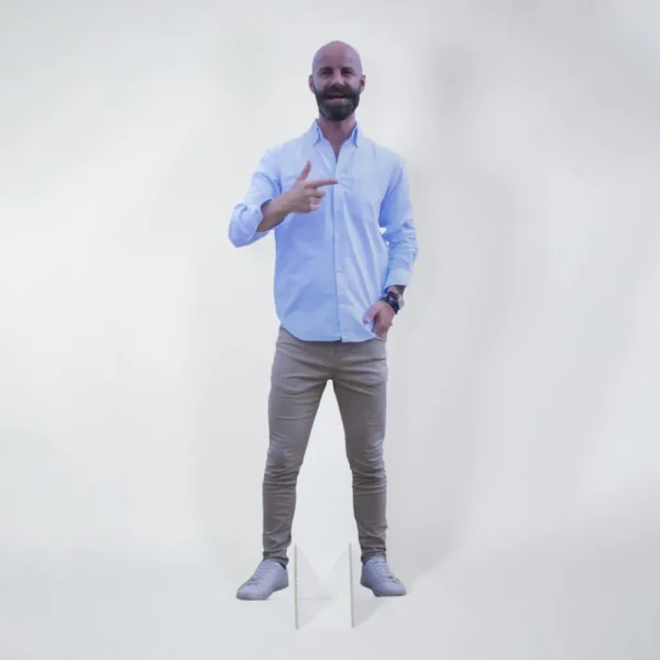Best KarTent Karton Bedruckte Lebensgrose Figur