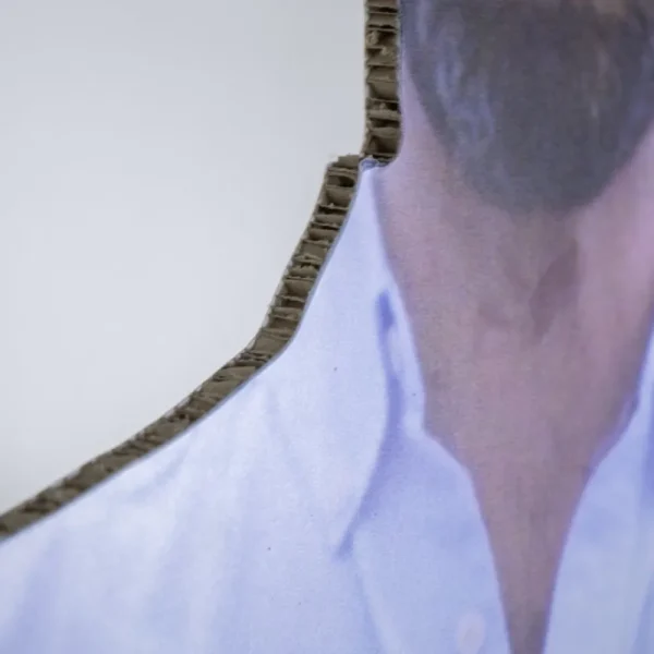 Best KarTent Karton Bedruckte Lebensgrose Figur