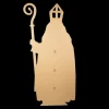 Cheap KarTent Karton Lebensgrose Nikolaus Figur