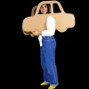 Best Sale KarTent Kartonauto Verkleidungskostum