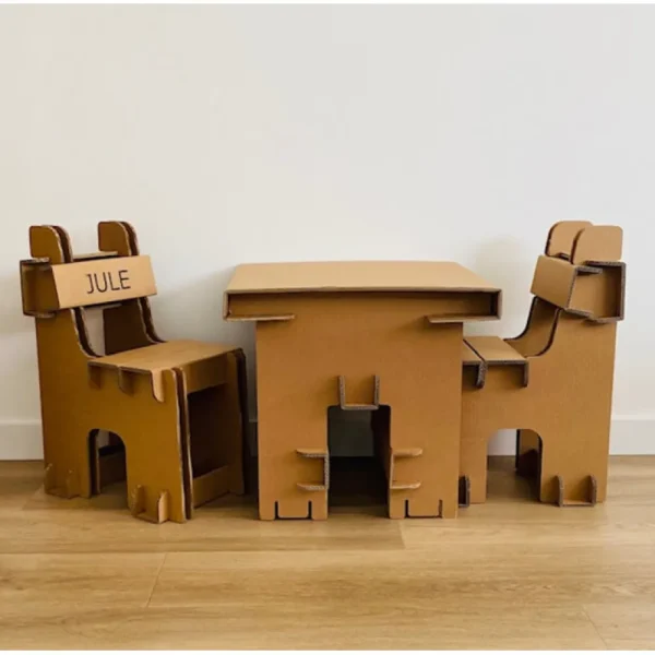 Outlet KarTent Karton-Set Kindertisch Und Kinderstuhle