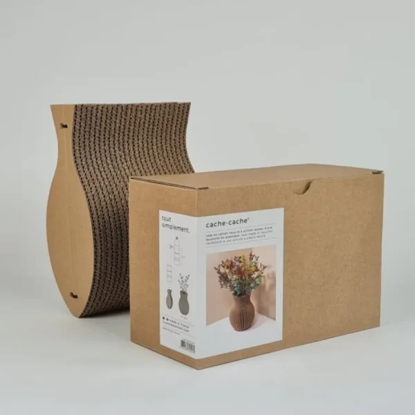 Online KarTent Klassische Vase Aus Karton Faltbar