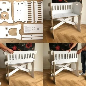 Cheap KarTent Papp-Babybett Papercrib Weis