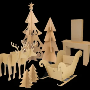 Hot KarTent Pappe Weihnachtsferien-Paket