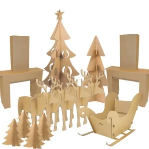 Hot KarTent Pappe Weihnachtsferien-Paket