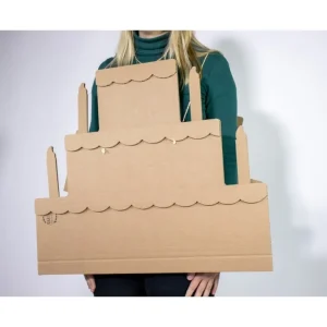 New KarTent Pappkuchen Verkleidungskostum