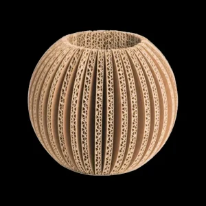 Sale KarTent Runde Vase Aus Karton - Faltbar