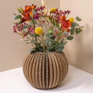 Sale KarTent Runde Vase Aus Karton - Faltbar