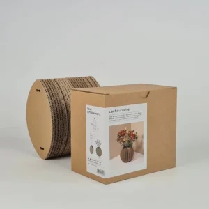 Sale KarTent Runde Vase Aus Karton - Faltbar