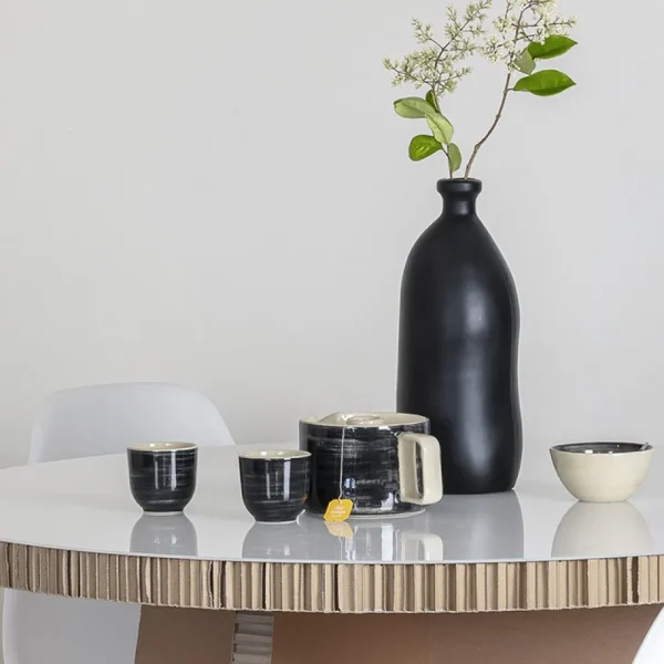 Best KarTent Runder Tisch Aus Wabenkarton