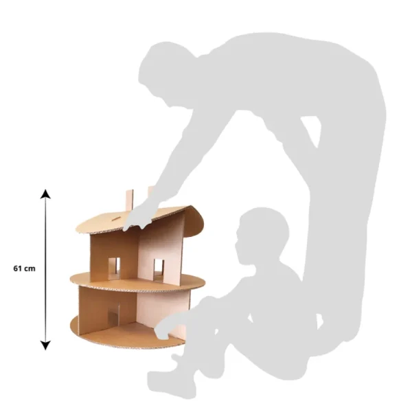 Shop KarTent Rundes Puppenhaus Aus Karton