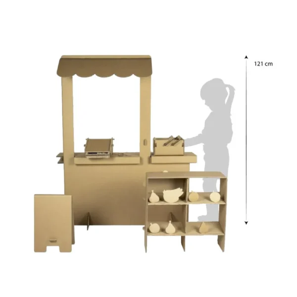 New KarTent Spielladen Aus Pappe Fur Kinder